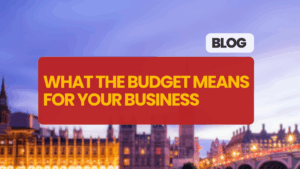 a building with a red and yellow sign