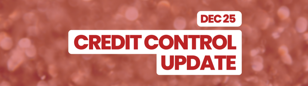 december credit control update